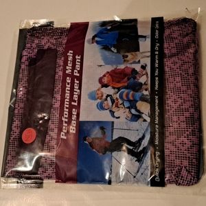 NWT Ladies XTEK Performance Mesh Base Layer Pant Size Small